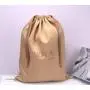 Wholesale Drawstring Gift Thick Satin Silk Hair Extension Packaging Dust Bag With Custom Logo Luxury Dust Satin Pouch