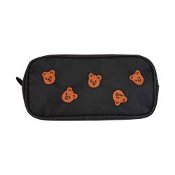 BD037 Wholesale Student Stationery Bag Large Capacity Pencil Case ins Cartoon Embroidery Pencil  Bag Portable Cosmetic Bag