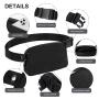 custom travel nylon waist bag for men women black running pouch mini shoulder everywhere belt bag fanny pack with long strap