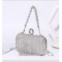 China rhinestone tassel dinner purse evening wedding handbags metal chain  evening clutch bags for women sac tendance 2024