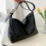 Large capacity one shoulder fashionable leisure commuting tote bag