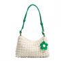 Wholesale New Style Bohemian Leather Tote Bags for Women Portable with Floral Decoration and Thread Pattern Low MOQ