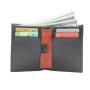 Wallets for Men Slim Vegetable Tanned Leather RFID Blocking Minimalist Card Bifold Travel Thin Wallet