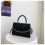 Low Price Carteras Para Mujer Chain Colorful Square Bags New Fashion Ladies Shoulder Bags Leather Crossbody Bags For Girls Women