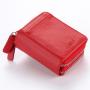 KHF300 2023 RFID Creative Women's Wallet Money Clip Double Zipper Multifunction Organ Card Case Card Holder Coin Purse