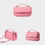 2024 Fashion Ladies Women Small Satchel Vegan Leather Bags Brass Hasp Shoulder Messenger Bags for Women Casual Crossbody Bag