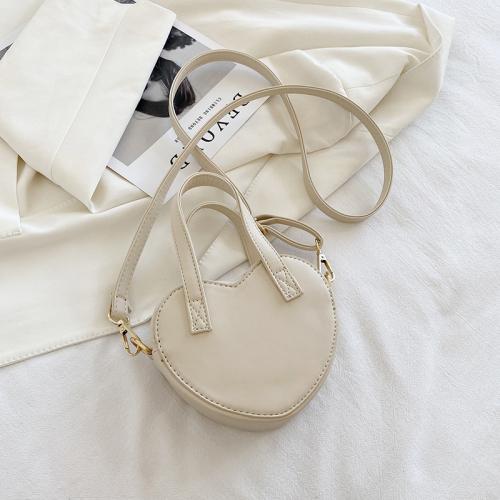 Custom Tote bag Heart-shaped storage bag decoration Hand bill shoulder decoration zipper niche design plus logo