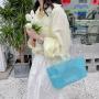 Gelory Wholesale New Summer PVC Transparent Jelly Bag Large Capacity Shoulder Tote Bag Beach Bag