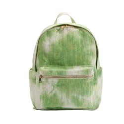 Keymay New Design Printing Dyeing Children Backpack School Students Schoolbag Sports Gym Backpack Large Corduroy Backpack