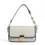 Niche Design Lock Catch High Sense Pleated Bag 2022 Fashion Spring Winter Messenger Bag Lucky Bead Borse Contrast Color Bag