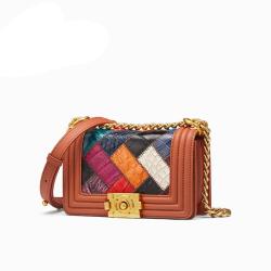Famous Brands Genuine Leather Crocodile Skin Lady Handbags Luxury Womens Designer Chain Shoulder Crossbody Bags