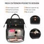 Lovevook 2022 15.6 17 in large back pack nylon girls cute bag work laptop backpack with USB charging port women school backpacks