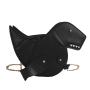 Fashion creative bizarre three-dimensional dinosaur diagonal cross bag personality rivets cute cartoon animal female bag