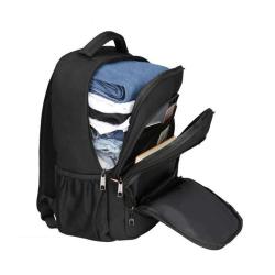 wholesales custom logo 17 inch business women men casual durable usb computer laptop backpacks bag for student