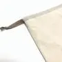 Natural Cotton Drawstring Dust Bag With Waterproof Cloth Swimsuit Underwear Clothes Shoe Packaging Cotton Dust Pouch