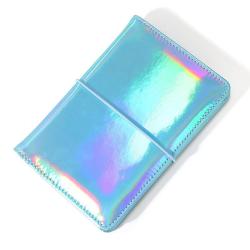 ZR798 Passport PU Bag Travel Laser Document Waterproof Passport Cover Card Wallet Holder Ticket Passport Clip Customized logo