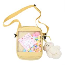 Wholesale Fashion Ladies Shoulder Bags Women Small Handbags Clear PVC Custom Ita Crossbody Bag