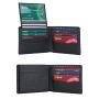 Custom Logo Rfid Blocking Leather Purses For Men Classic Flap Wallet Men