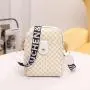 Wholesale 2024 Women's Fashion Brand Printed Single Shoulder Bag Korean Oblique Straddle Mini Vertical Style New Foreign Trade