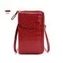 HR190 New Trend Mobile Phone Card Holder Bag Pu Fashionable Birthday Gift Wallet Multifunctional Women'S Long Crossbody Wallet