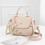 2022 Cute Big Fashion Shoulder Ladies Floral Embroidery Designs Leather Womens Mini Bags