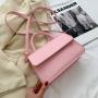 Korean 2021 New Fashion Messenger Bag Simple Portable Square Bag Small Shoulder bag Ladies