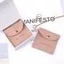 Custom Logo Emboss Packaging Microfiber Flap Envelope Pouch Suede Jewelry Envelope Bag