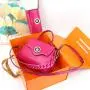 Ladysky 2024 new good quality ladies handbag sets women bags acrylic chain hand bags color hardware luxury bag supplier 23 cm