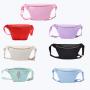 Keymay Stock Belt Bag with Adjustable Strap Small Waist Pouch for Workout Running Traveling Hiking Nylon Fanny Pack Crossbody