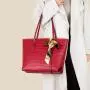 2024 new three-piece set of women's fashion simple shoulder bag large capacity solid color handbag