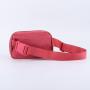 Stock New Wholesale 38 Colors Nylon Zipper Women Waist Bags Custom Logo Small Children Pink Fashion Waterproof Fanny Pack