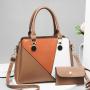 Newest Fashion PU Leather High Quality Hand Bags Set Ladies Trendy Bags  Luxury Women Purses And Handbags