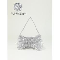 New water diamond inlaid bow design for a niche handheld evening bag sac main femm sac