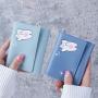 Women PU Leather Short Small Wallet New Fashion Custom Logo Portable Solid Color Simple Ladies Wallets Coin Purse Card Bag
