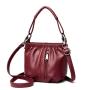 wholesale good quality wrinkle bucket bags ladies leather tote bag women shoulder bag handbags