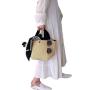 Eco-Friendly Straw Woven Handbag Custom Pattern with Letter Ladies Casual Summer Beach Tote Bag with Handles for Women