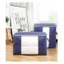SN028 Foldable Clothes Organizer Nonwovens Storage Containers for Organizing Bedroom Closet Clothing Comforter Organization