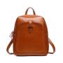 2024 Wholesale Hot Selling Oiled Genuine Leather Backpack Bag For Women Luxury