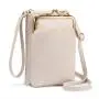 LOVEVOOK Custom Fashion PU Cell Phone Shoulder Sling Casual Crossbody Bag waterproof cash card holder screen phone purses bag
