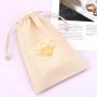 Fashion Cotton Drawstring Shopping Bag For Packaging Handbag Reusable Natural Custom Logo Printed Dust Gift Muslin Pouch