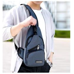 ZR490 Hot Selling New Waterproof Casual Single Shoulder Crossbody Bag Cell Phone Outdoor Sport Travel Bag Men Fashion Chest Bag