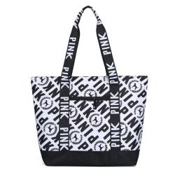 Gelory Fashion Large Capacity Shopping Bags Nylon Folding Waterproof Shoulder Tote Bag Travel Handbag for Women