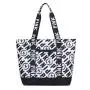 Gelory Fashion Large Capacity Shopping Bags Nylon Folding Waterproof Shoulder Tote Bag Travel Handbag for Women