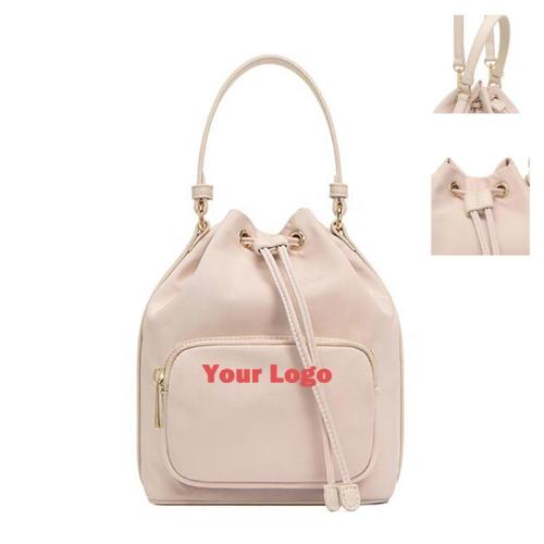 Factory Stylish Private Label Large Capacity Real Leather Womens Shoulder Bags Luxury Handbags High Quality Ladies Bucket Bag