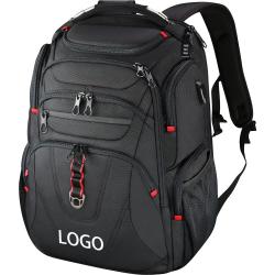 Custom manufacturer luxury waterproof business student 17 inch bag swiss laptop travel backpack for men girl