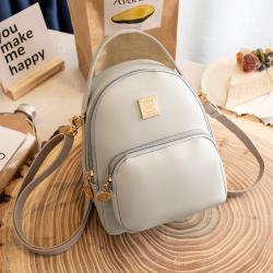 Women's PU Leather Mini Backpack Girls Rucksack Small Travel Backpack