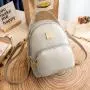 Women's PU Leather Mini Backpack Girls Rucksack Small Travel Backpack
