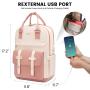 Factory Wholesale LOVEVOOK Girls Boys School Backpack Bag with USB 2023 Business Travel Fashion women 15.6 17in Laptop Backpacks