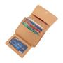 High quality leather men wallets slim front pocket wallet card holder pu men's wallet with coin purse
