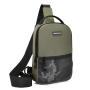 Custom Logo Men's Chest Bag Popular Lightweight Outdoor Travel Shoulder Messenger Bag With USB charging port